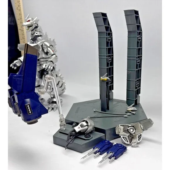 Bandai Soul of Chogokin GX-103 Kiryu Mechagodzilla 2002 Godzilla Figure 9”